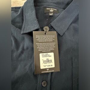 Blue True Religion Utility Long Sleeve